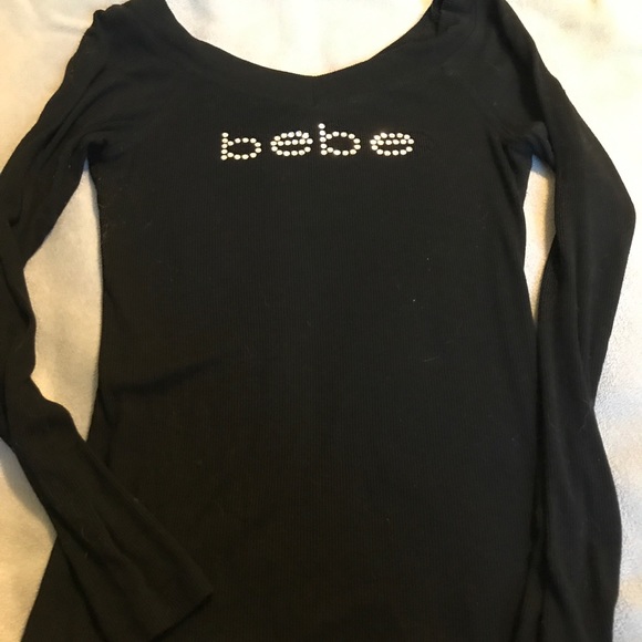 bebe Tops - Ladies Black BeBe Long Sleeved Top